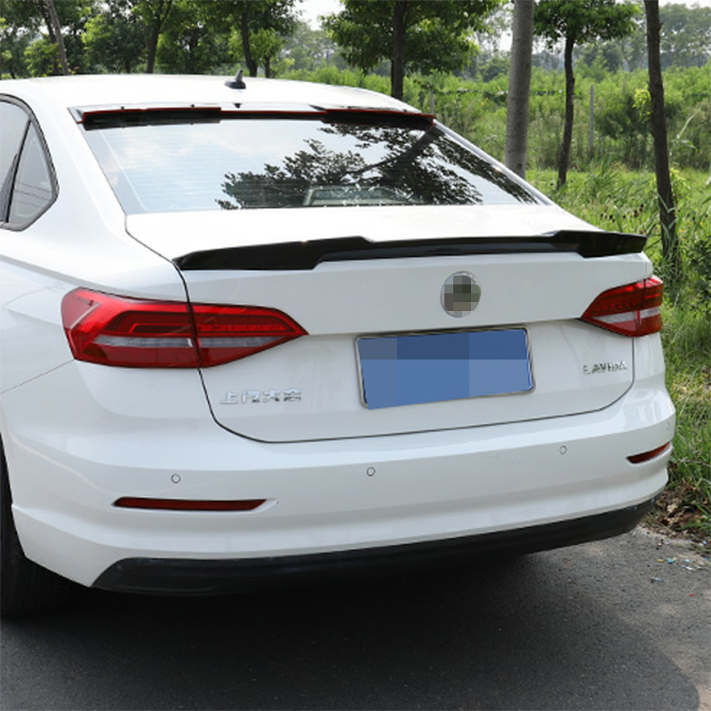 热迈适用于大众新朗逸plus尾翼改装专用车顶翼压尾烤漆定风翼 尾翼