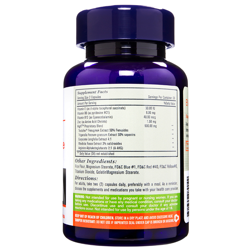 (威男人荷尔蒙雄性激素备孕补素艾力可二次) 美国原装进口一瓶购