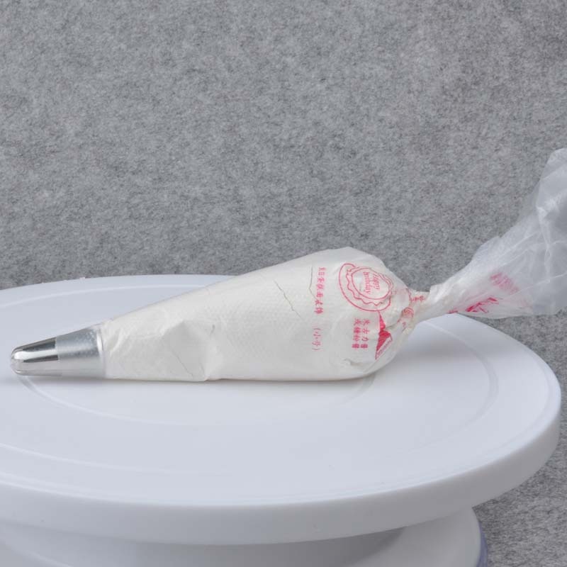 千团精工裱花袋一次性中号16寸100只装塑料挤袋裱花工具 虎窝购