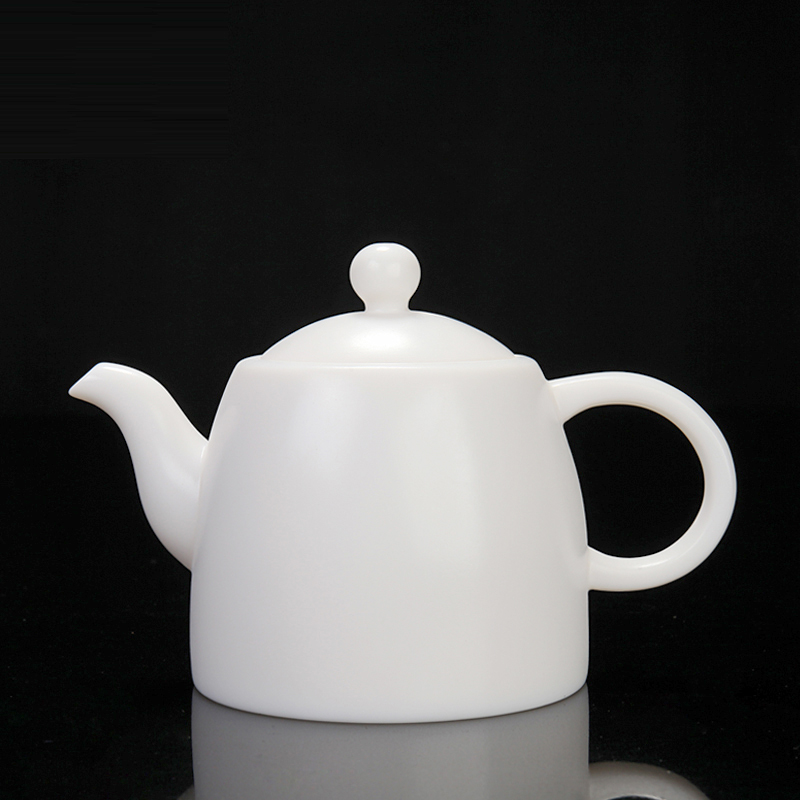 号(erhao) 贰号陈清宜德化白瓷茶壶陶瓷功夫茶具白色手工单壶高井栏壶