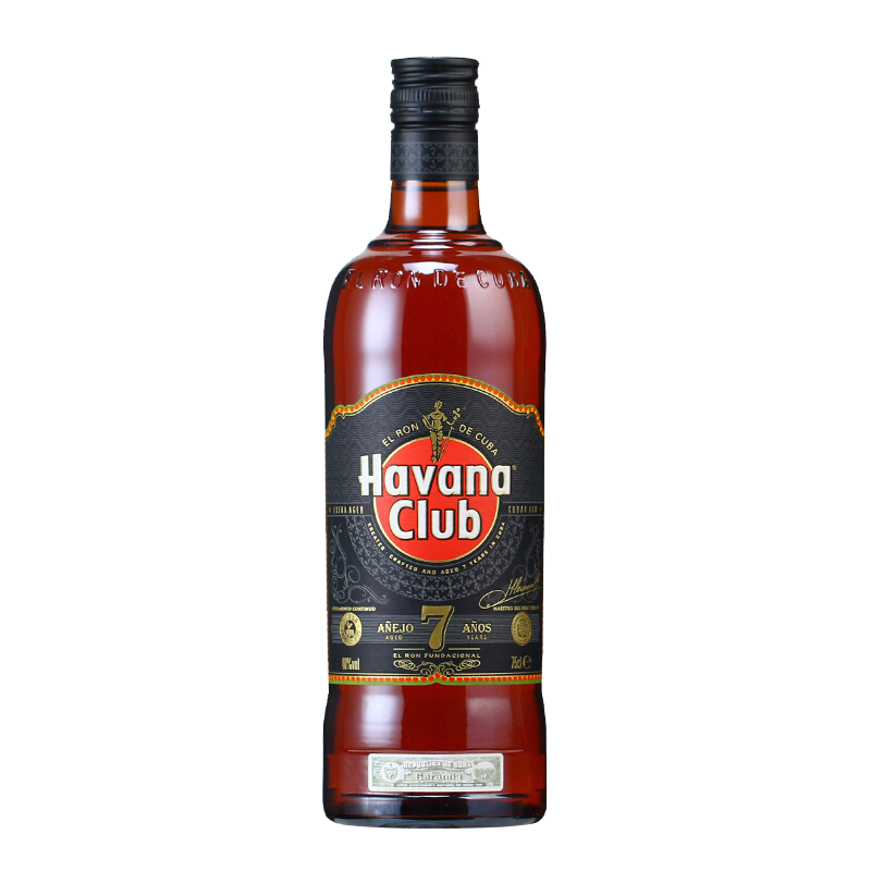 【旗舰店】哈瓦纳 Havana 哈瓦那俱乐部朗姆酒 古巴原瓶进口 莫吉托 Mojito 一瓶一码 哈瓦纳7年朗姆酒 700ml