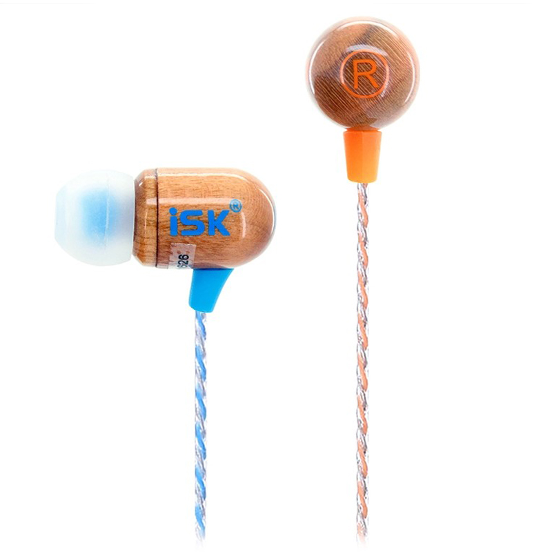 ISK sem8监听耳机入耳式樱桃木质插头入耳式耳机音质细腻