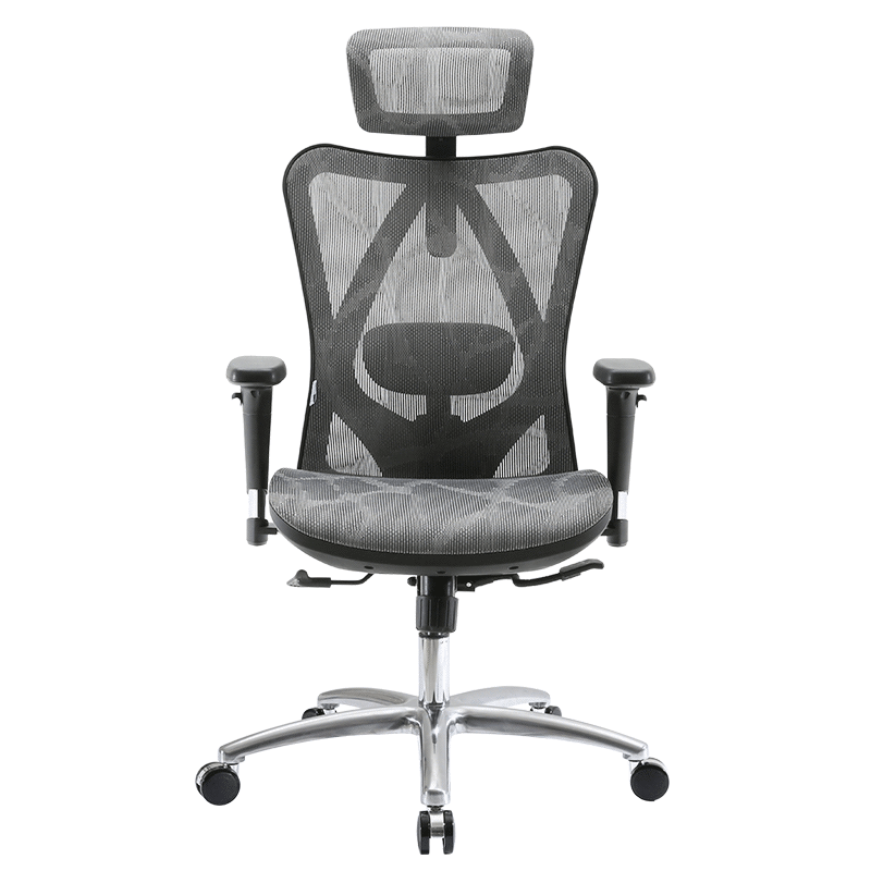 西昊M57(SIHOO)人体工学电脑椅子可躺 办公椅转椅 电竞椅老板椅家用 职员椅培训会议椅座椅 黑框黑网