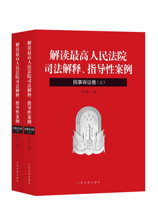 解读最高人民法院司法解释指导性案例：民事诉讼卷（套装上下卷）