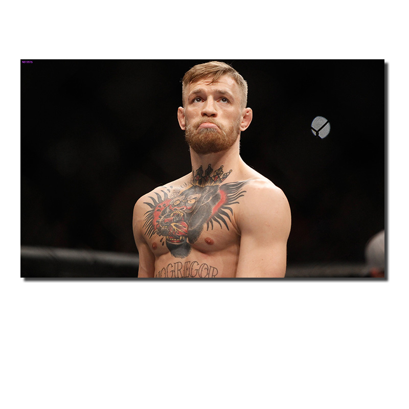 居梦坞 ufc嘴炮康纳麦格雷戈海报综合格斗术墙贴海报mma巨星周边装饰