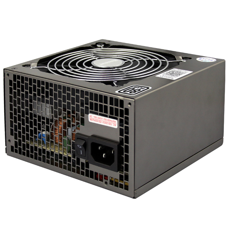航嘉（Huntkey）白牌500W JUMPER500电脑电源（80PLUS白牌/单路40A/主动PFC/双管正激/全电压/背部走线）