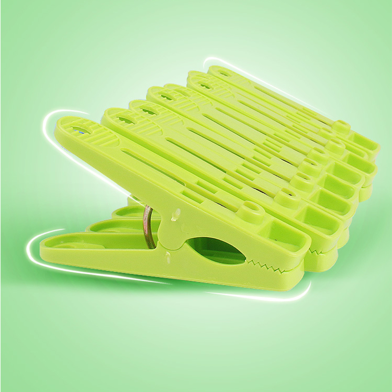 茶花 衣夹晾衣夹裤夹洗衣晾晒夹子多功能晒衣夹衣服夹袜子夹 3袋（共60支）