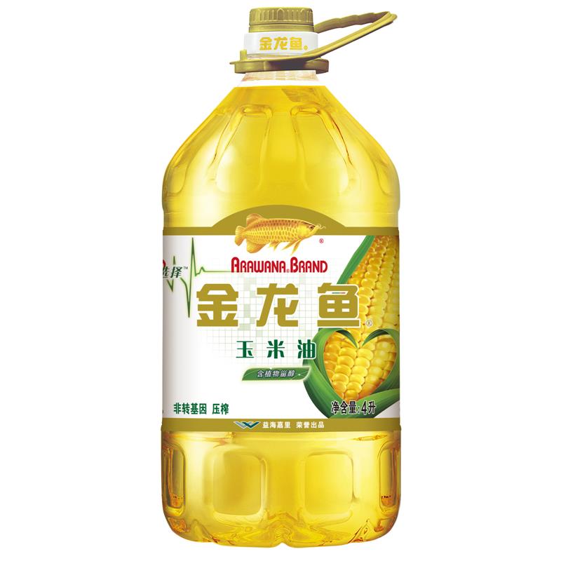 金龙鱼 食用油 非转基因 压榨一级玉米油4L（新老包装随机发货）高性价比高么？