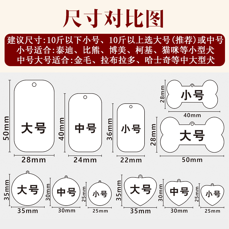 宠物配饰哈宝哈贝狗牌定制炫酷身份牌定做双面刻字套装评测哪款功能更好,评测教你怎么选？