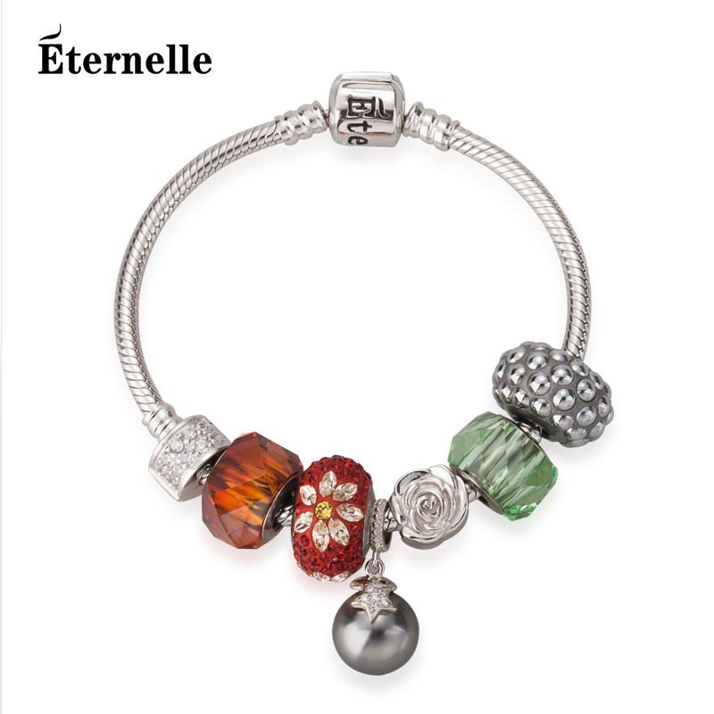 eternelle法国永恒eternelle迷境珠采用施华洛世奇元素水晶手链 女