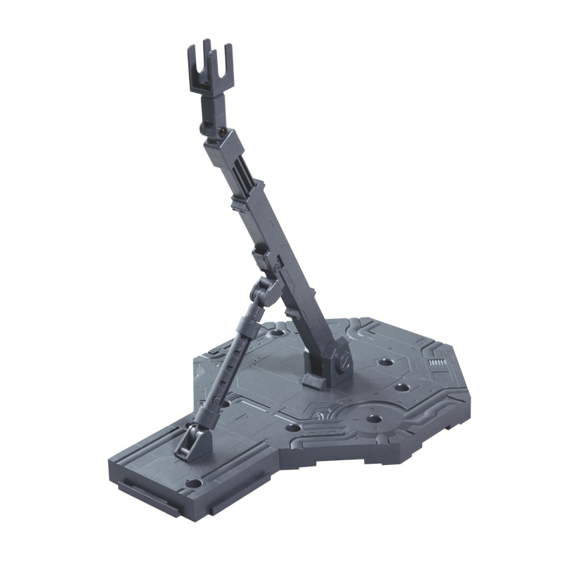 万代(bandai)高达拼装模型 支架底座台座 灰色1/100 mg/tv/fm/re通用