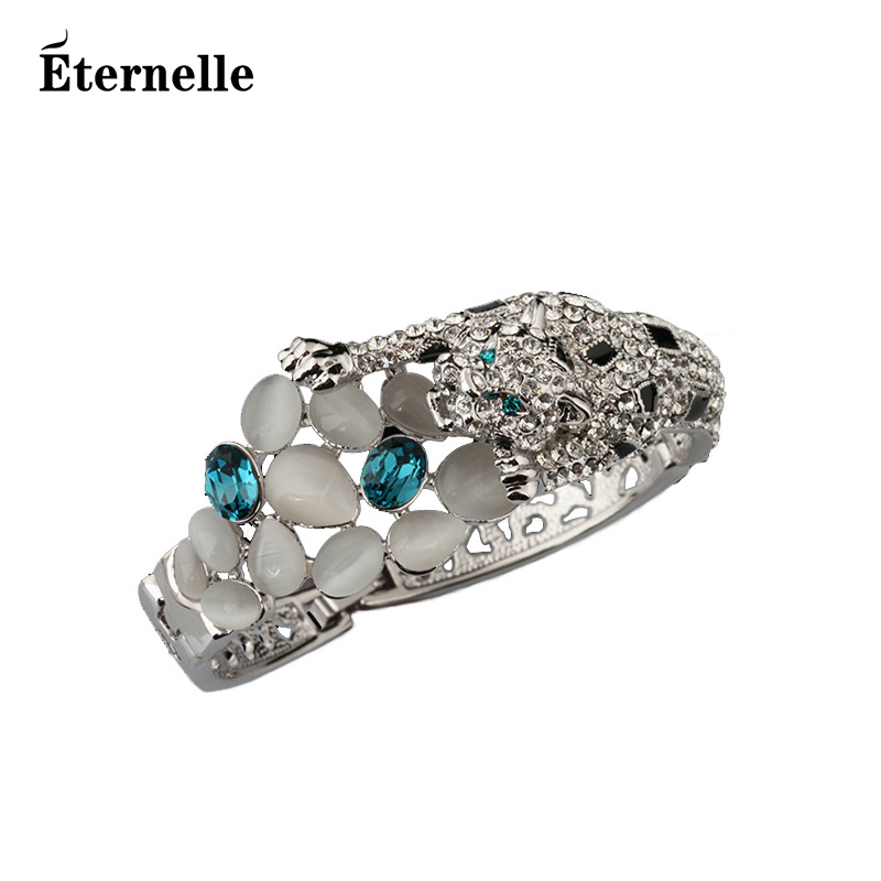 eternelle法国永恒欧美风杂志豹纹手镯腕饰镯子首饰品生日礼物 现货