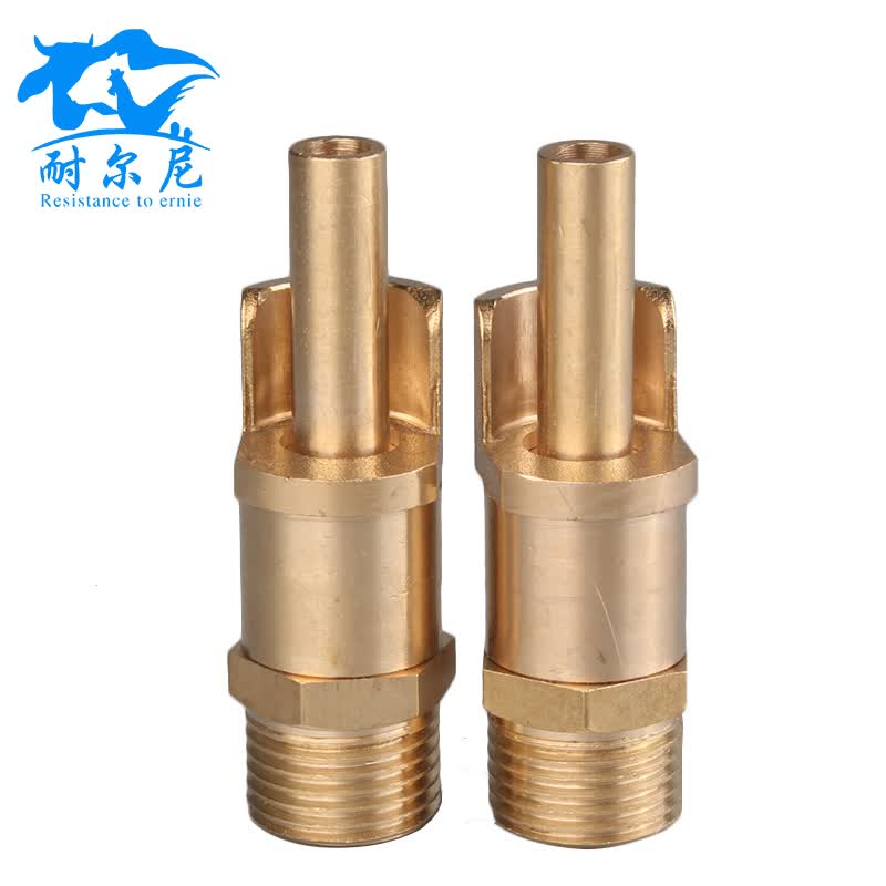 山头林村猪用自动饮水器 猪水嘴 吸管式大流量猪咬嘴 养猪设备 全铜