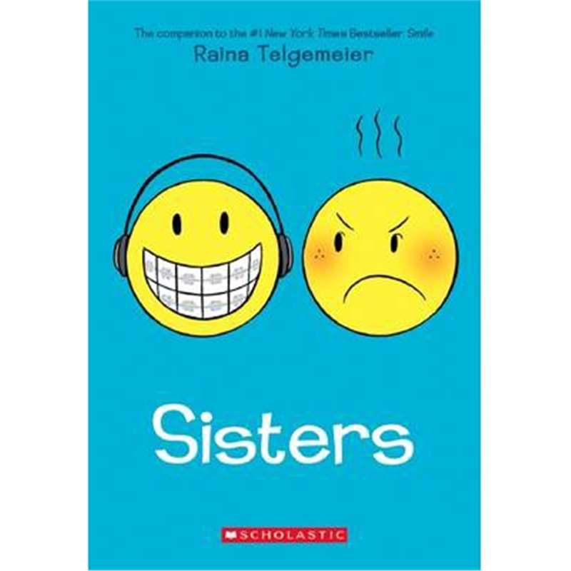 Sisters 姐妹 英文原版漫画书籍 Smile续集 Raina Telgemeier 儿童全彩漫画小说 女孩成长之路 纽约时报推荐小