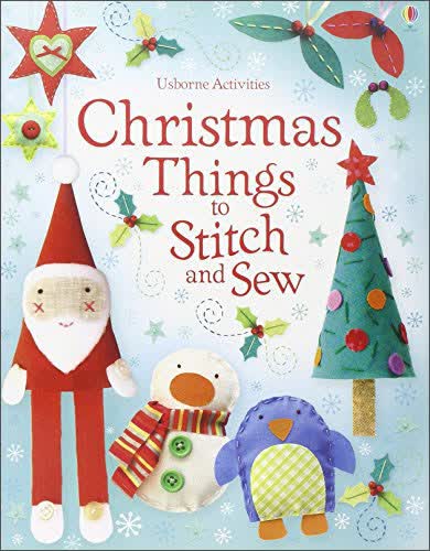 Christmas Things To Stitch And Sew Usborne英文原版