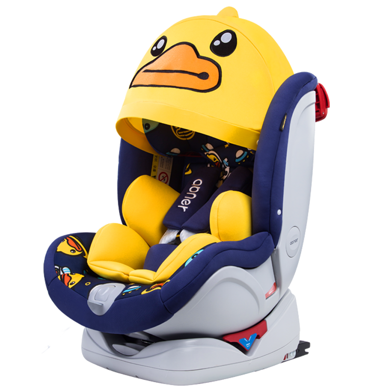 阿布纳（Abner） 德国Abner儿童安全座椅汽车用0-12岁isofix硬接口 小黄鸭