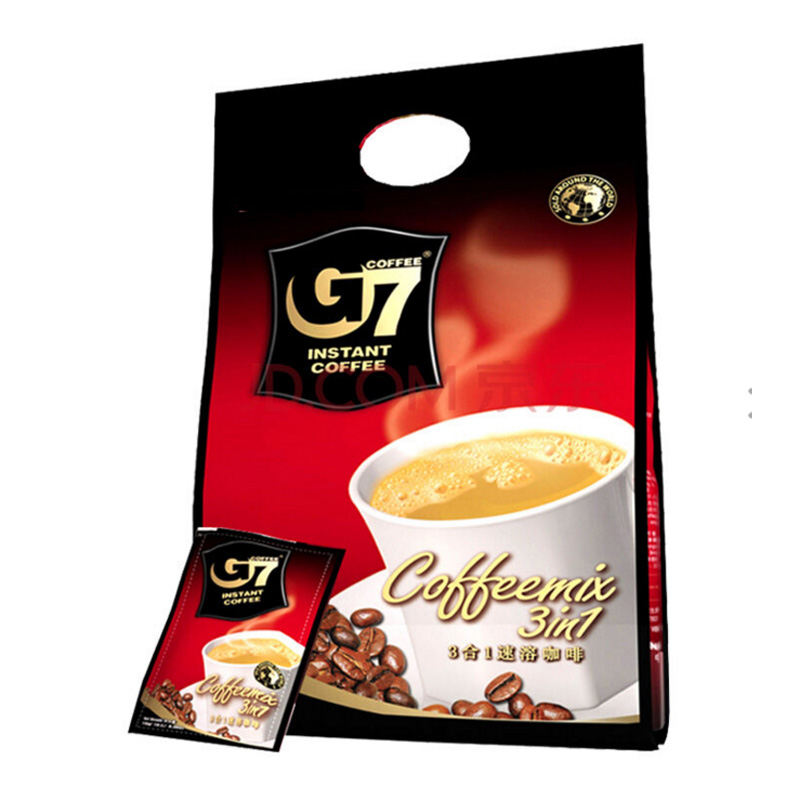G7【甄选】越南中原三合一速溶咖啡800g 中英文国际版休闲咖啡