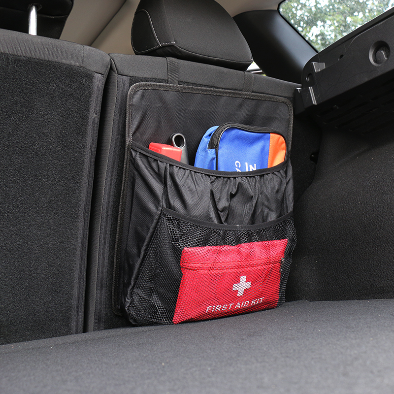 用品收纳袋车内置物袋网兜多功能座椅后背挂袋杂物整理置物箱车载储物