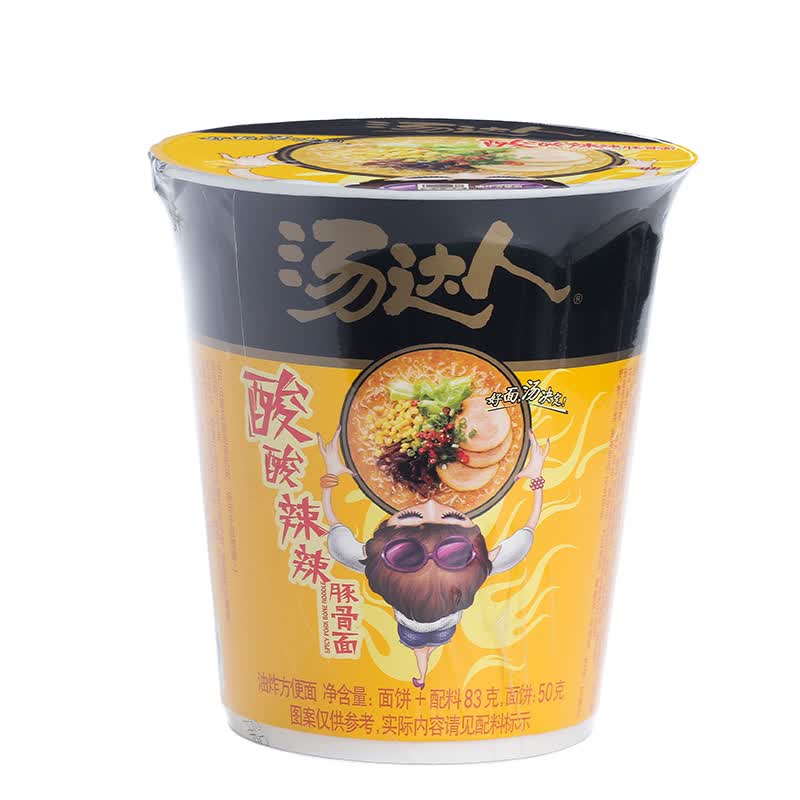统一汤达人方便面多种口味可选 酸辣日式豚骨罗宋汤面泡拉面杯面 酸酸