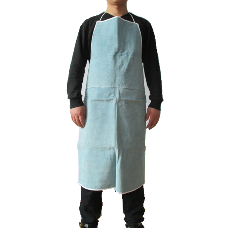 仁聚益牛皮电焊围裙 焊工围裙焊接防护 隔热防护围裙 电焊防火花围裙