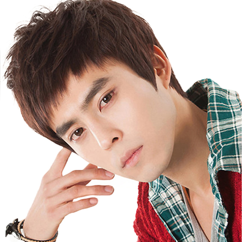 迈威格丝(my wigs) 假发男生真发短发韩版帅气蓬松发套男士青年真人