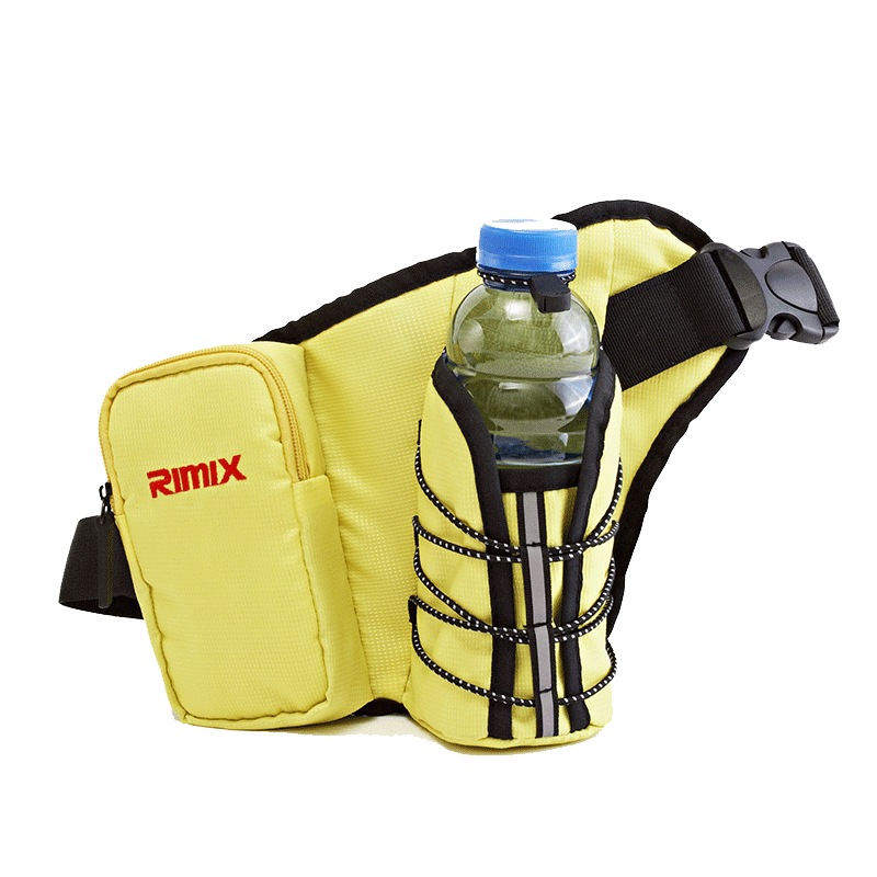 RIMIX 多功能户外运动水壶腰包 男女旅行登山骑行跑步运动休闲包 黄色