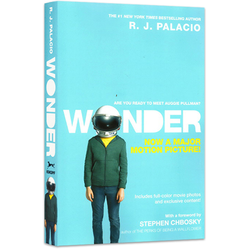 英文原版 wonder movie tie in edition 奇迹男孩 电影封面版 palacio