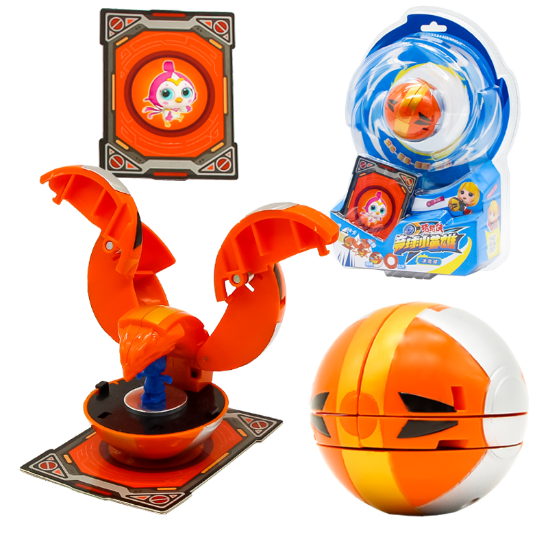 竞球小英雄元灵卡全套铁拳虎元灵锁变形手表玩具男孩礼物 决竞球-菲菲
