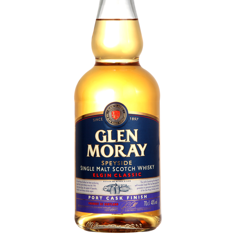 格兰莫雷（Glen Moray）洋酒 原装进口 斯佩塞区 单一麦芽威士忌 经典系【整箱装】700ml *6支 波特桶主图3