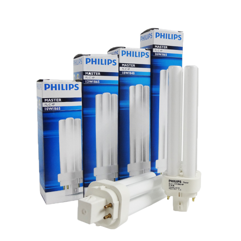 �����ֲ�ιܽ��ܵ�Ͳ�Ƶƹ�PL-C10W/13W/18W/2p����865/3/40��� PL-C2P13W/865�׹�