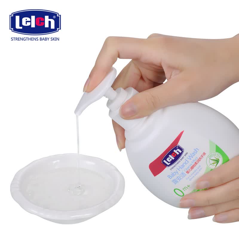 露安适(Lelch)婴儿植物柔润洗手液 儿童宝宝洗手液 草本配方 植物洁净 婴儿植物柔润洗手液238ml