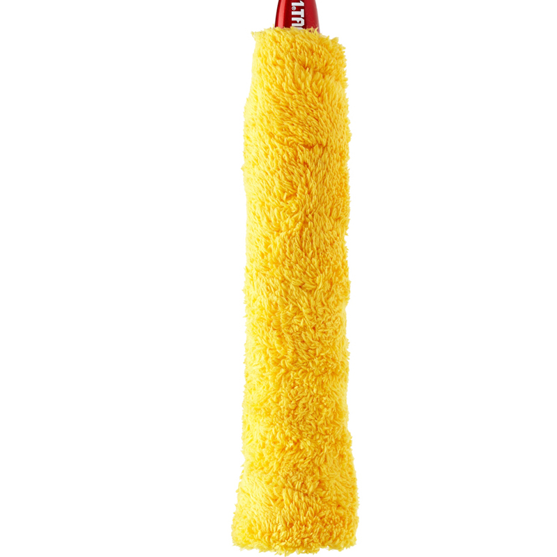 taan泰昂毛巾胶羽毛球手胶网球拍柄皮吸汗带加厚吸汗握把布x5 黄色