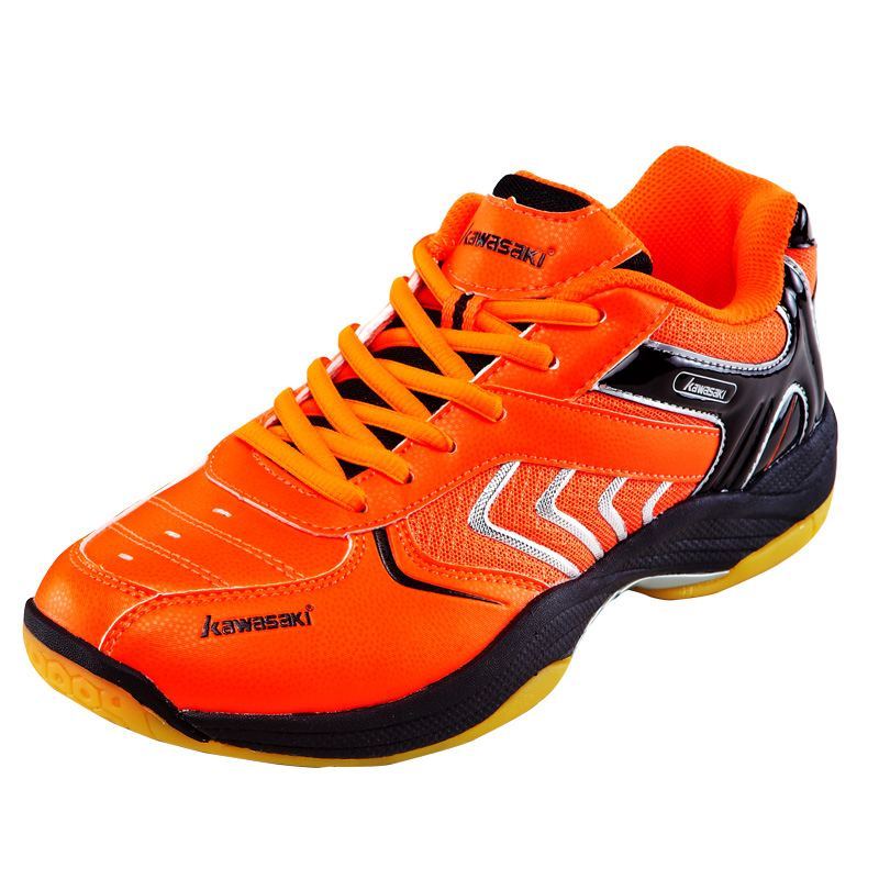 羽毛球鞋川崎Kawasaki羽毛球鞋男女同款舒适透气防滑耐磨绝影橙色来看看买家说法,图文爆料分析？