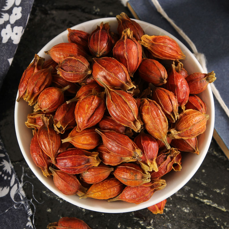 栀红子桅子全红栀子山栀子大花栀子500g 花草茶泡茶卤肉