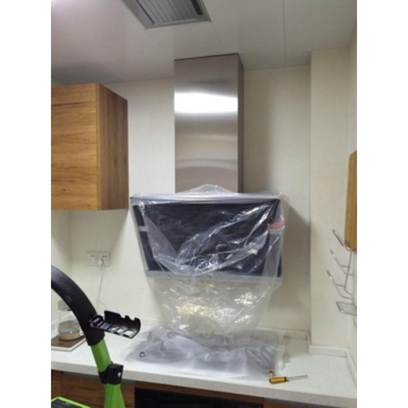 抽油烟机挡板 定做定制不锈钢吸抽油烟机加长加高围板烟罩装饰罩挡板