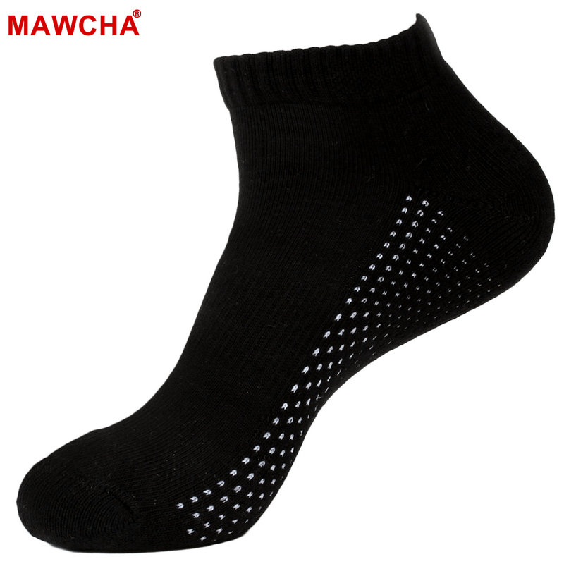 Mawcha袜子男士舒适棉袜保暖毛圈短袜休闲运动袜男款冬季加厚6双装 A15短筒黑6双装均码