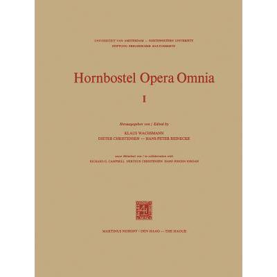 预订 Hornbostel Opera Omnia