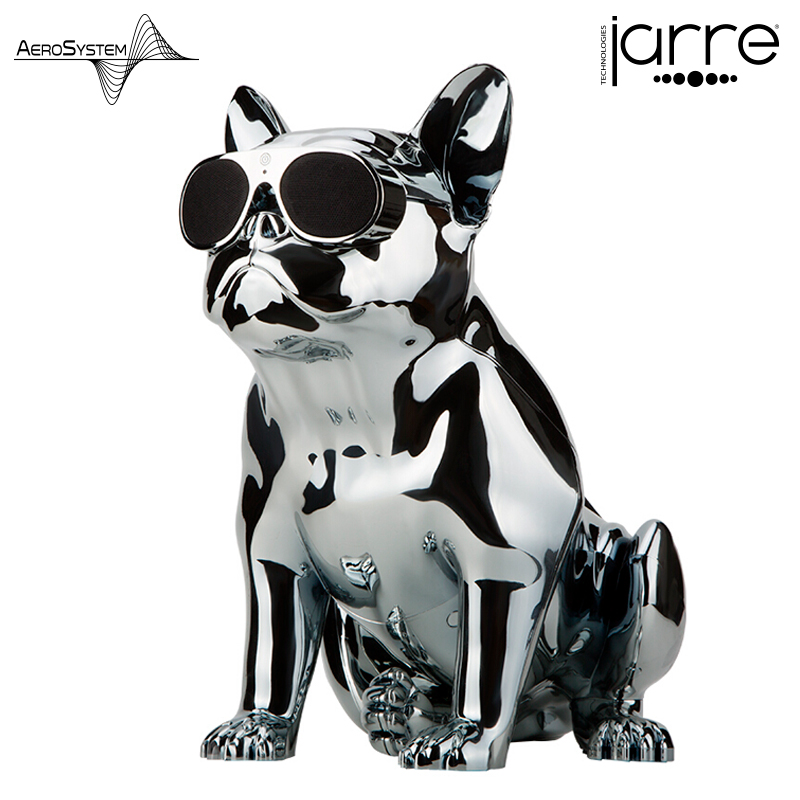 AERO SYSTEM法国官方斗牛犬无线蓝牙音响低音炮手机便携电脑桌面音箱音响(JARRE) AeroBull XS1斗牛犬音箱-镀银