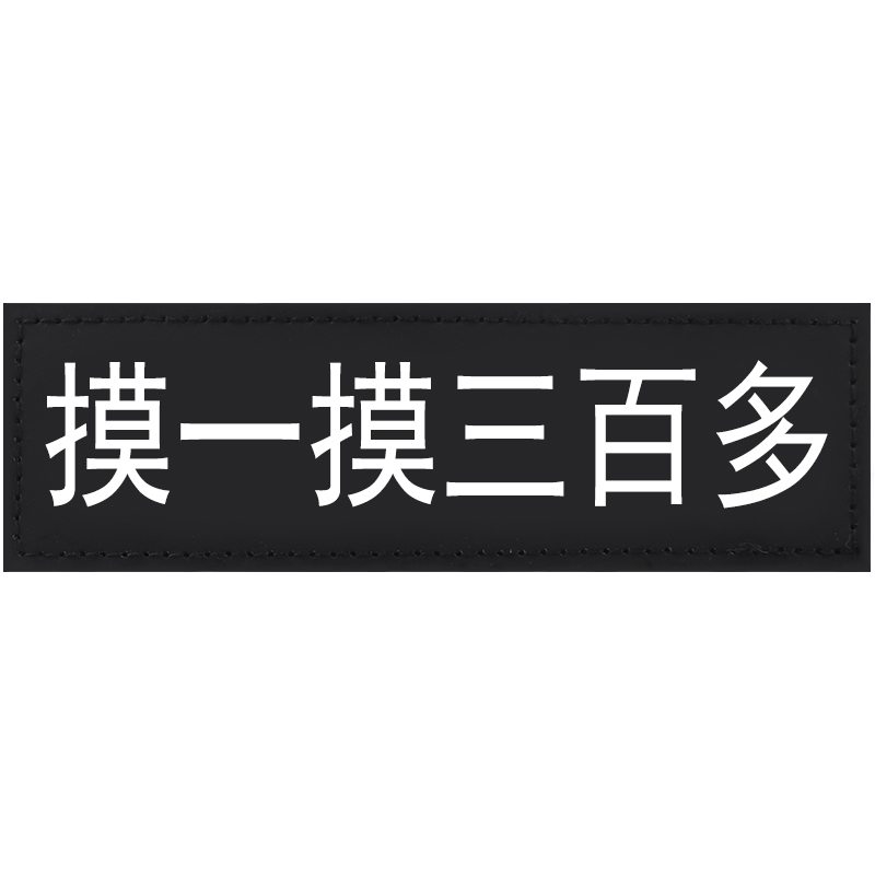 哈宝哈贝 宠物k9牵引绳胸背带魔术贴字帖 狗狗个性装饰字帖文字贴标