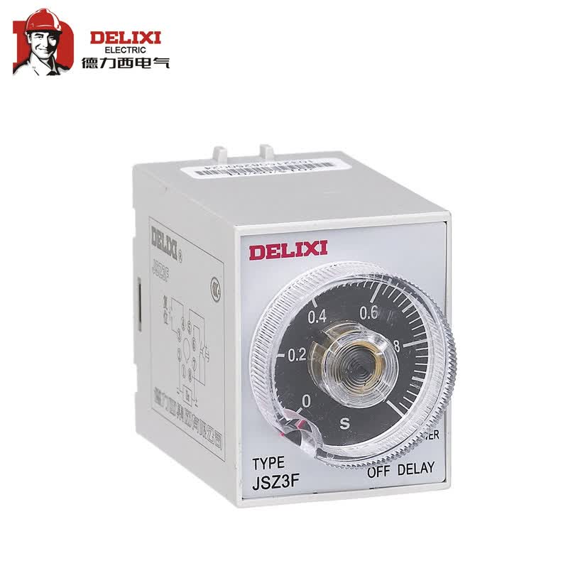 德力西电气 电子式时间继电器;jsz3f-3  10s   ac220v 1延时1瞬动