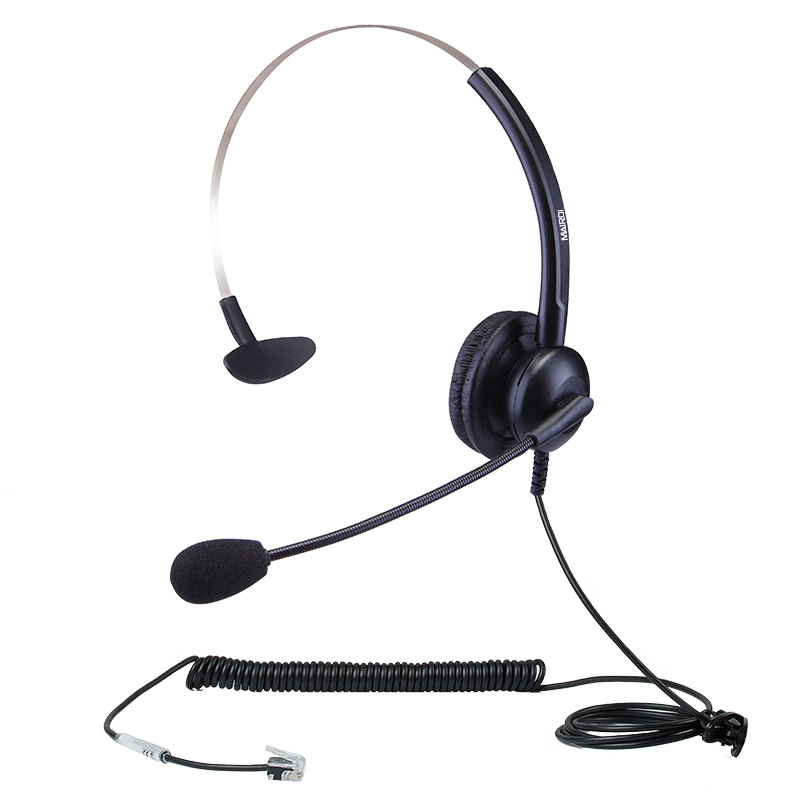 麦尔迪（MAIRDI） MRD908NC呼叫中心 电话耳机 客服耳麦 品质宽频降噪耳机 客服专用耳机  RJ9水晶头适配潮流品牌话机
