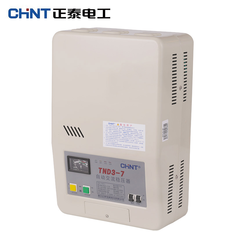 正泰(chnt)稳压器tnd3(tsd)-7单相挂壁式自动交流稳压器 7000w 电视
