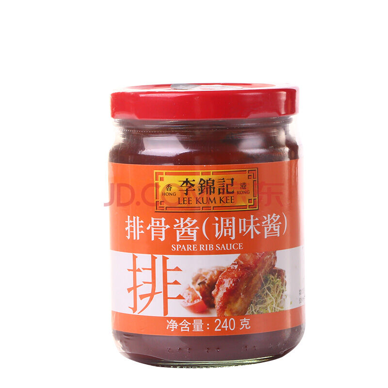 李锦记排骨酱240克烧烤调料配料腌料烤肉酱 原装烘焙原料