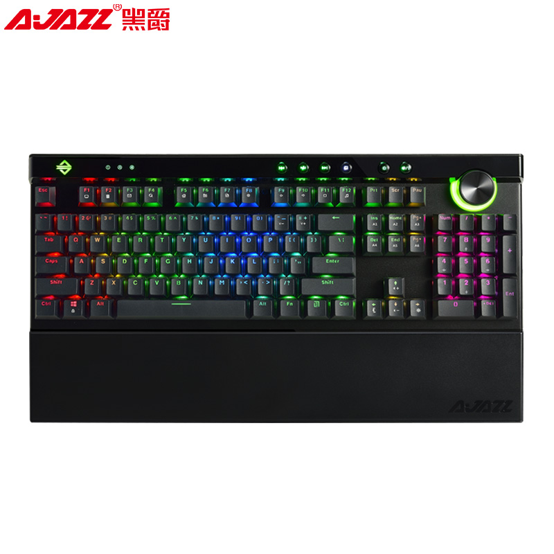 黑爵黑爵光魔合金机械键盘 RGB背光 黑色 黑轴键盘质量如何