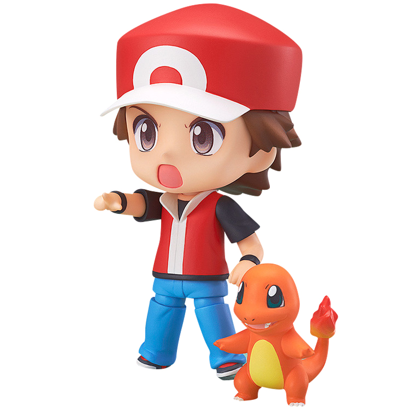 宠物小精灵 神奇宝贝小智小茂q版粘土公仔 玩具人偶 模型手办 赤red