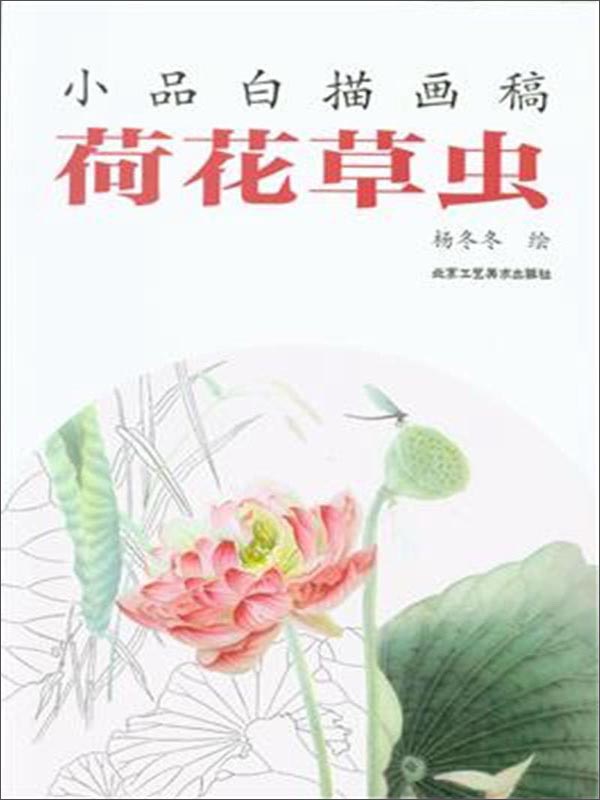 小品白描画稿 荷花草虫