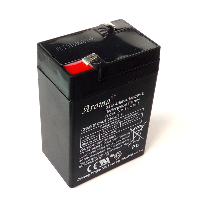 Aroma 儿童电动童车蓄电池 电动玩具汽车电瓶 3-FM-4.5 (6V4.5Ah/20hR)