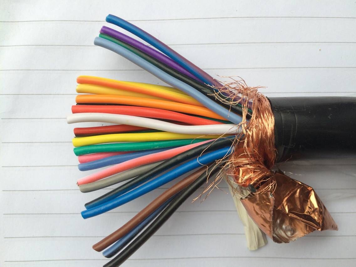 5平方屏蔽控制电缆6 8 10 16 20 25 32芯信号线 2芯0.5平方