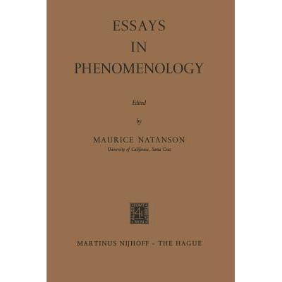 预订 Essays in Phenomenology
