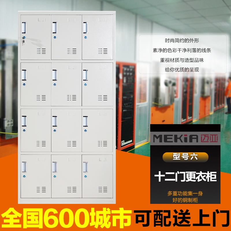 12门更衣柜办公铁皮柜 12门储物柜鞋柜 数量多可以定做尺寸